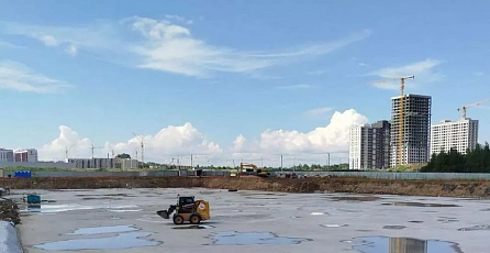 VIS集团完成了远东地区最大的学校混凝土基础的建设
